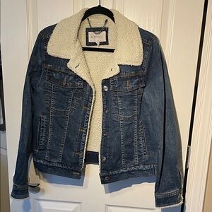 BCBGeneration Chain-Accent Denim Jacket